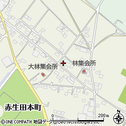 群馬県館林市赤生田本町2658周辺の地図