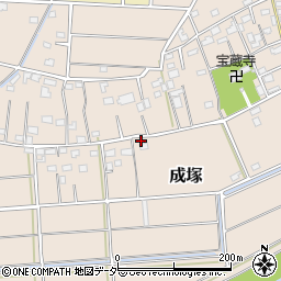 埼玉県深谷市成塚395周辺の地図