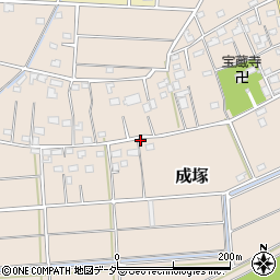 埼玉県深谷市成塚397周辺の地図