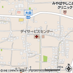 松本市　島立地区福祉ひろば周辺の地図