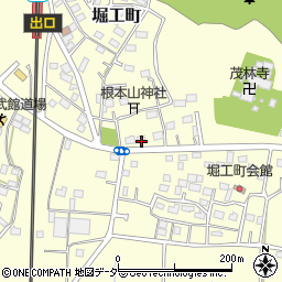 群馬県館林市堀工町1579-1周辺の地図