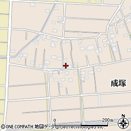 埼玉県深谷市成塚430周辺の地図
