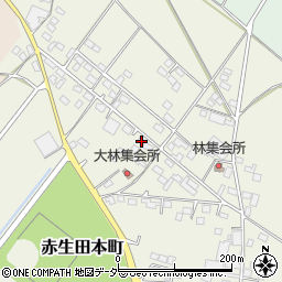 群馬県館林市赤生田本町2656周辺の地図