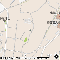 茨城県小美玉市中台周辺の地図