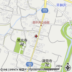 群馬県藤岡市西平井1045周辺の地図