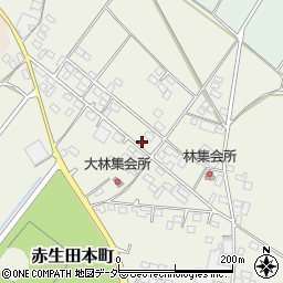 群馬県館林市赤生田本町2657周辺の地図