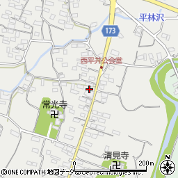 群馬県藤岡市西平井1044周辺の地図