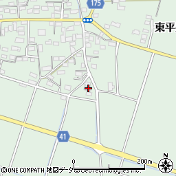 群馬県藤岡市東平井725周辺の地図