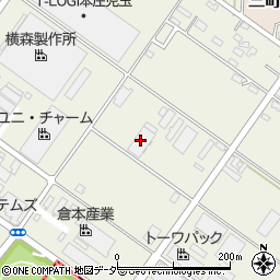辰巳設備工業株式会社本庄工場周辺の地図