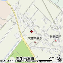 群馬県館林市赤生田本町2639-3周辺の地図