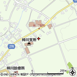 長野県松本市梓川梓2298周辺の地図