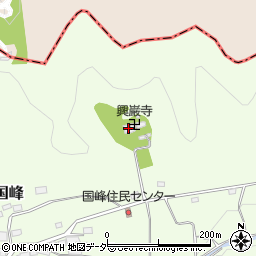 興巌寺周辺の地図