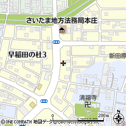 埼玉県本庄市早稲田の杜4丁目9周辺の地図