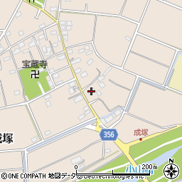 埼玉県深谷市成塚126周辺の地図