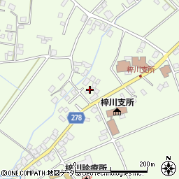 長野県松本市梓川梓2295周辺の地図
