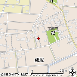 埼玉県深谷市成塚408周辺の地図