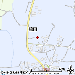 茨城県小美玉市鶴田106周辺の地図