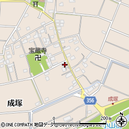 埼玉県深谷市成塚266周辺の地図