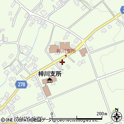 長野県松本市梓川梓2284周辺の地図