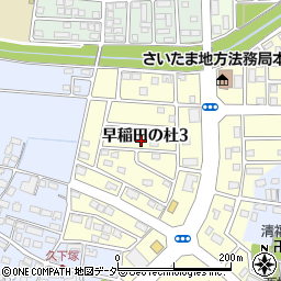埼玉県本庄市早稲田の杜3丁目周辺の地図