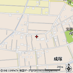 埼玉県深谷市成塚420周辺の地図