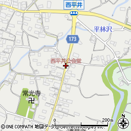 西平井公会堂周辺の地図