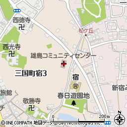 雄島コミュニティセンター周辺の地図