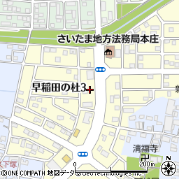 埼玉県本庄市早稲田の杜3丁目14周辺の地図