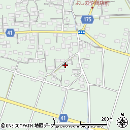 群馬県藤岡市東平井1191周辺の地図