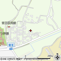 福井県あわら市宮王周辺の地図