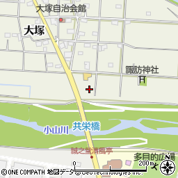 埼玉県深谷市大塚338周辺の地図