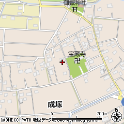 埼玉県深谷市成塚401周辺の地図