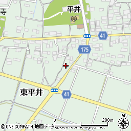 群馬県藤岡市東平井986周辺の地図