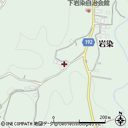 有限会社内田工業　岩染工場周辺の地図