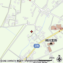 長野県松本市梓川梓2525周辺の地図