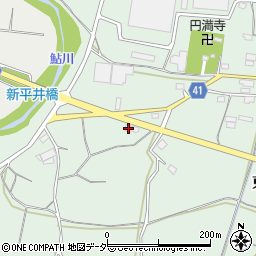 群馬県藤岡市東平井1636周辺の地図