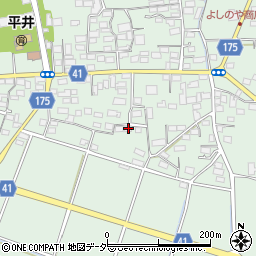 群馬県藤岡市東平井1172周辺の地図