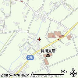 長野県松本市梓川梓2290周辺の地図