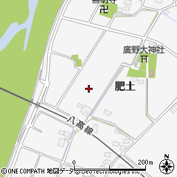 埼玉県神川町（児玉郡）肥土周辺の地図