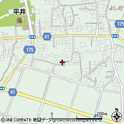 群馬県藤岡市東平井1171周辺の地図