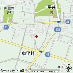 群馬県藤岡市東平井992-3周辺の地図