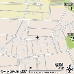埼玉県深谷市成塚279周辺の地図