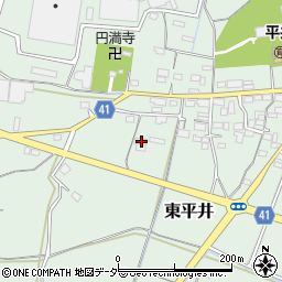 群馬県藤岡市東平井1040-2周辺の地図