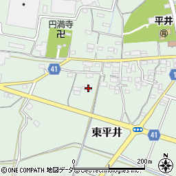 群馬県藤岡市東平井1038周辺の地図