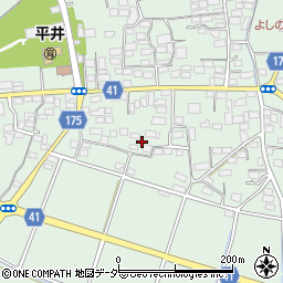 群馬県藤岡市東平井1163周辺の地図