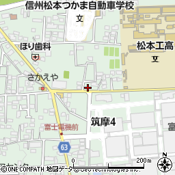 巴商会松本周辺の地図