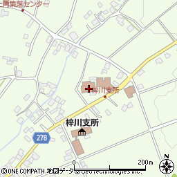 長野県松本市梓川梓2285周辺の地図