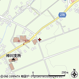 長野県松本市梓川梓1271周辺の地図