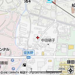 有限会社住岡産業　松本支店周辺の地図