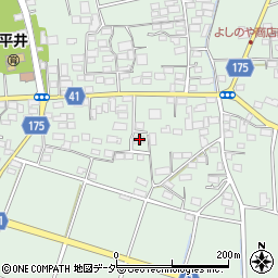 群馬県藤岡市東平井1169周辺の地図